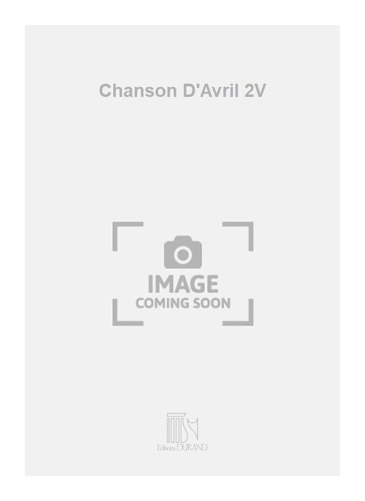 Chanson D'Avril 2V